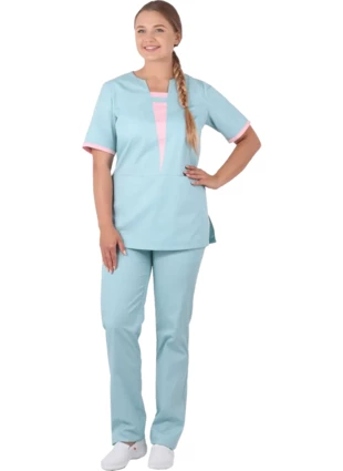 Медицинский костюм «Сандра», голубой
