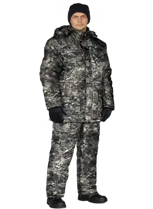 Зимний костюм с полукомбинезоном «Скандин» фольгированная подкладка